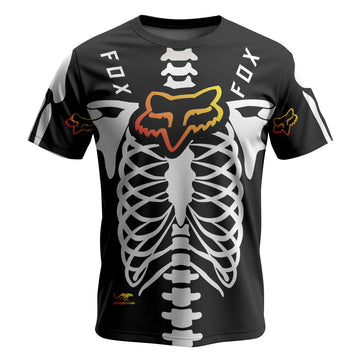 Fox Halloween Evil Clown Short Sleeve Mountain Bike Jersey