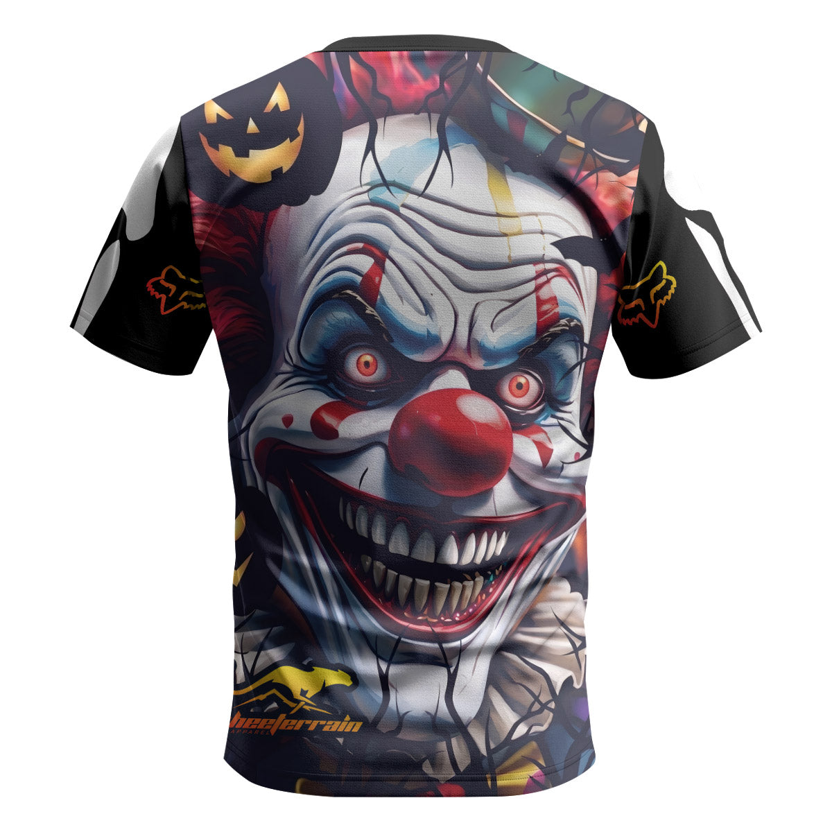 Fox Halloween Evil Clown Short Sleeve Mountain Bike Jersey