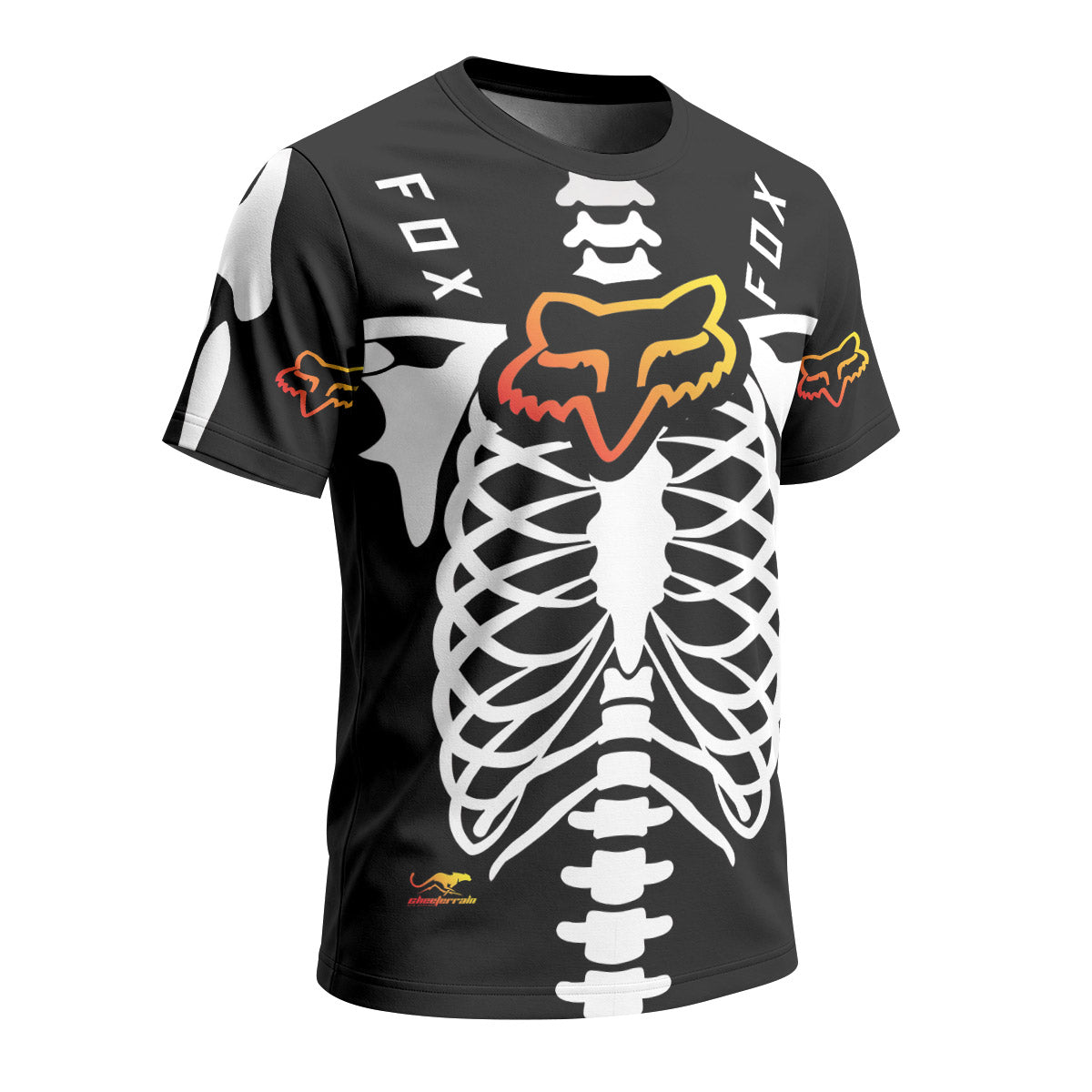 Fox Halloween Evil Clown Short Sleeve Mountain Bike Jersey