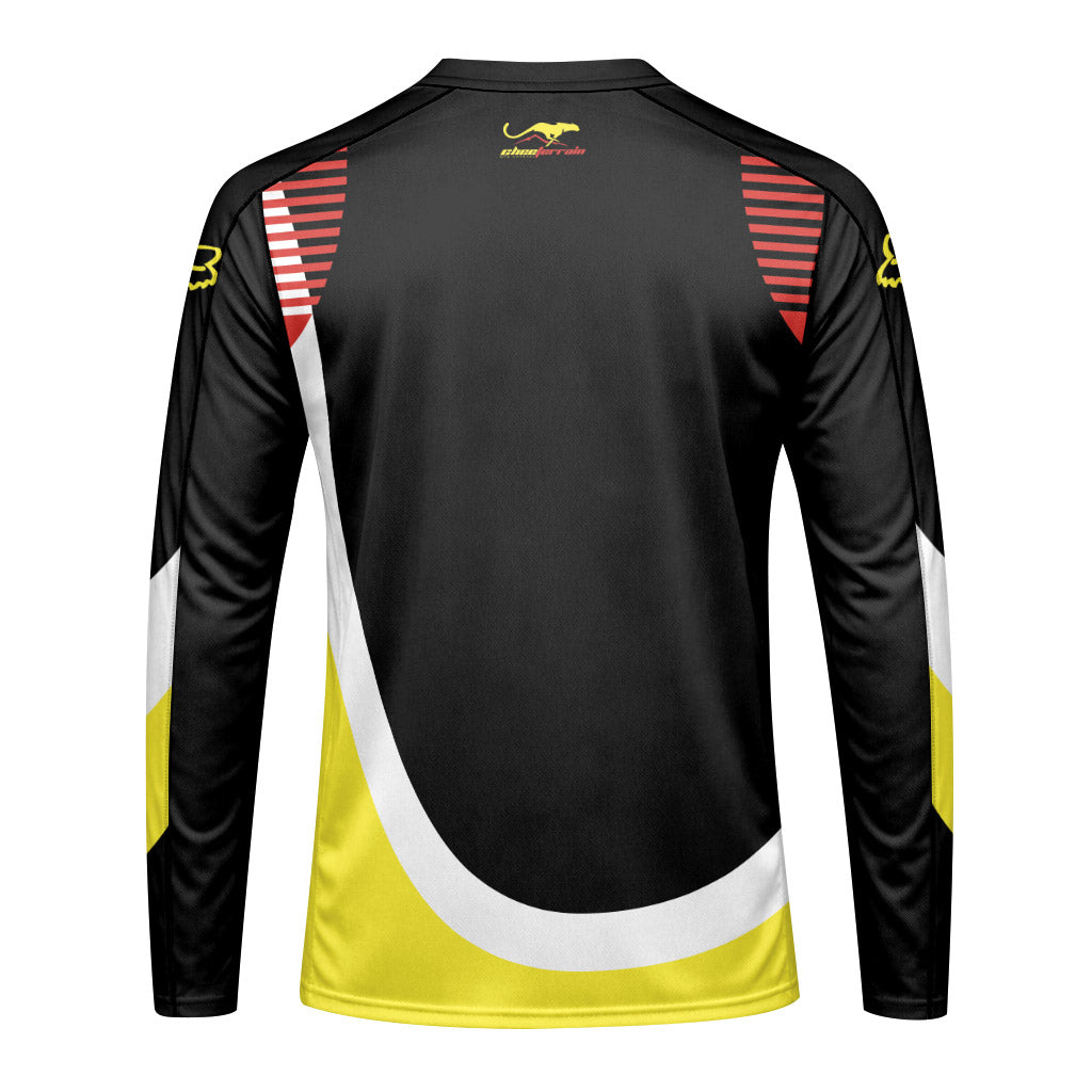 Fox Halloween Jason Party Long Sleeve Mountain Bike Jersey
