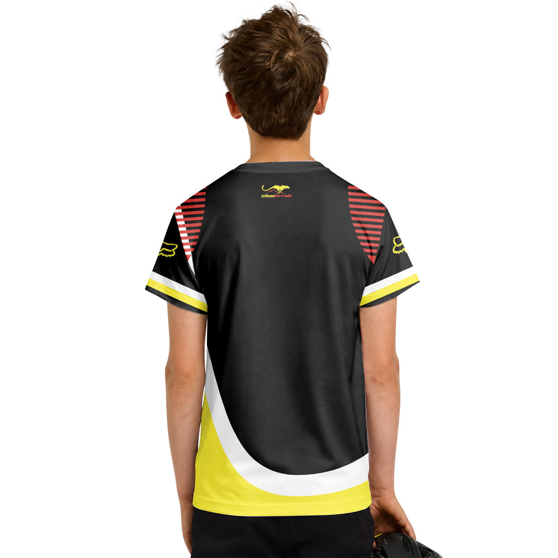 Fox Halloween Jason Party Youth Short Sleeve Mountain Bike Jersey