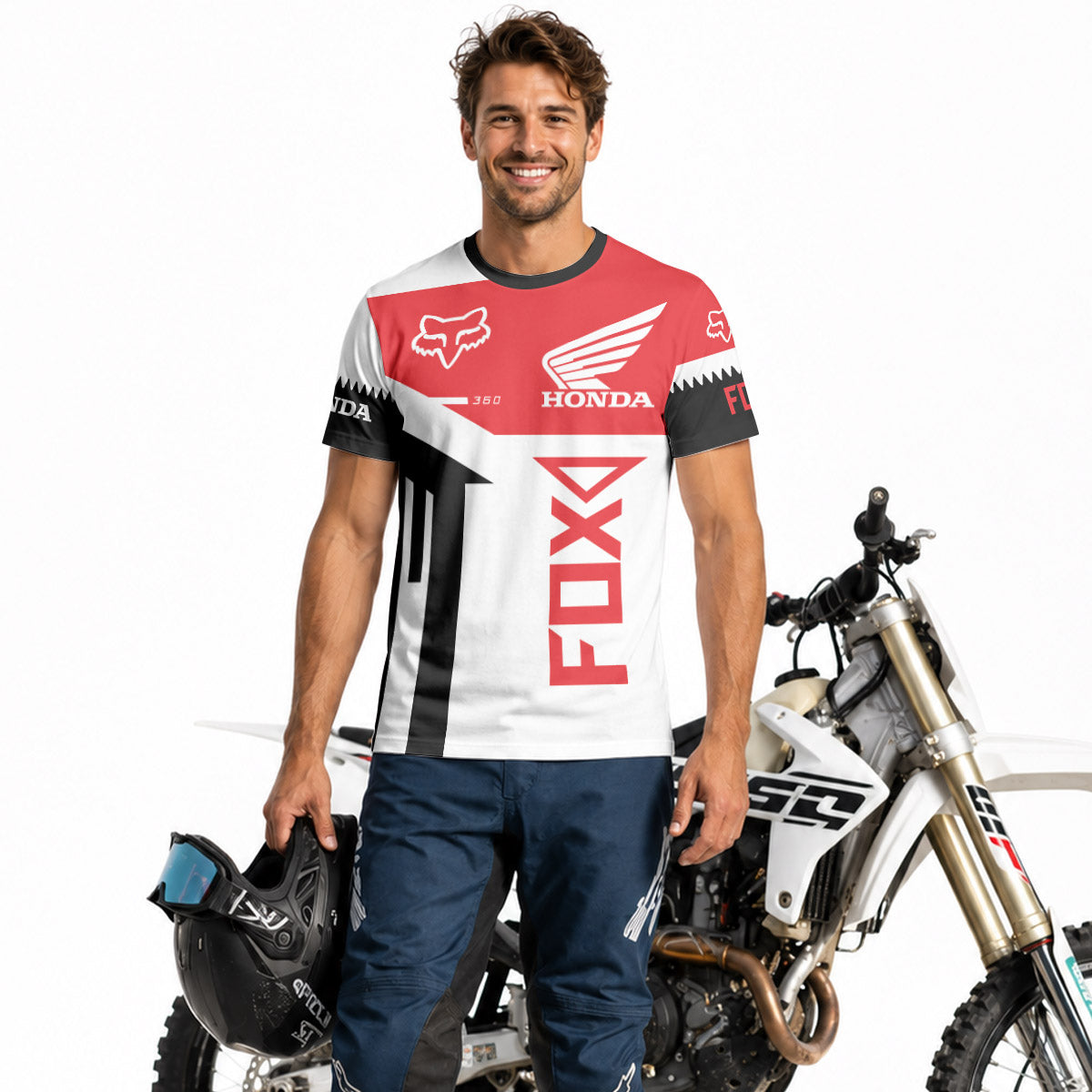 Fox Honda 360 Short Sleeve Motocross Jersey