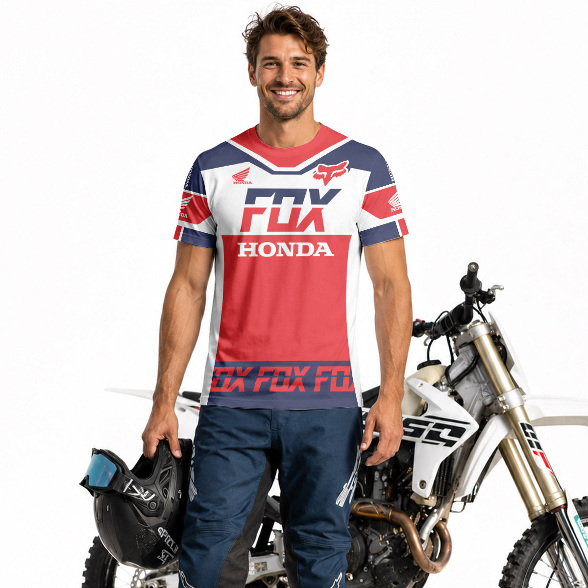 Fox Honda Dirt Ride Short Sleeve Motocross Jersey