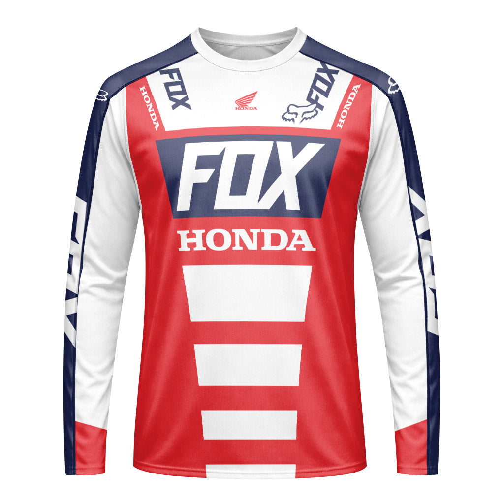 Fox Honda Racing Long Sleeve Motocross Jersey