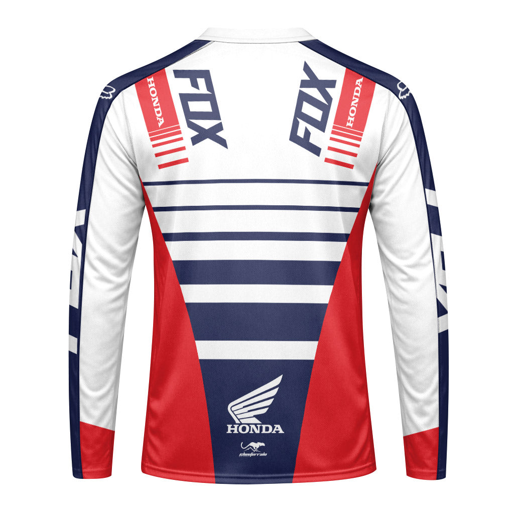 Fox Honda Racing Long Sleeve Motocross Jersey