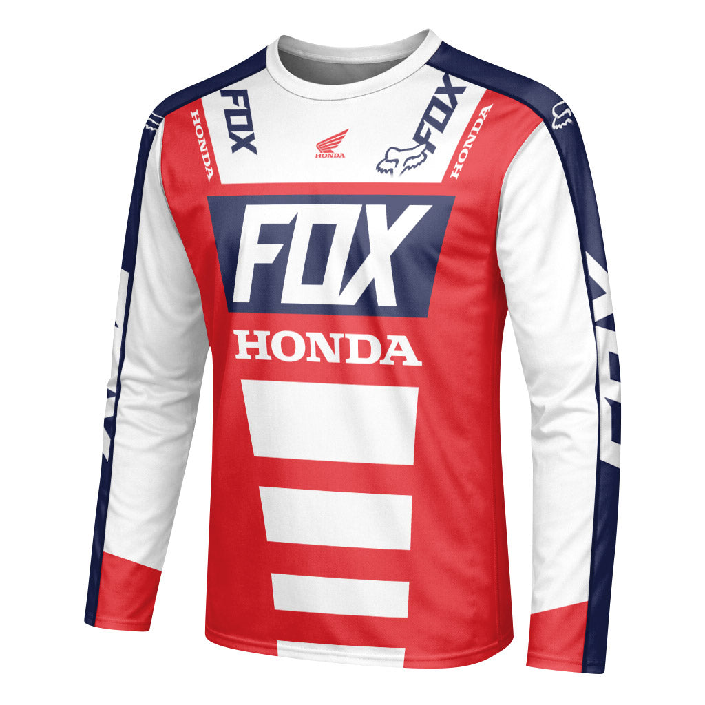 Fox Honda Racing Long Sleeve Motocross Jersey