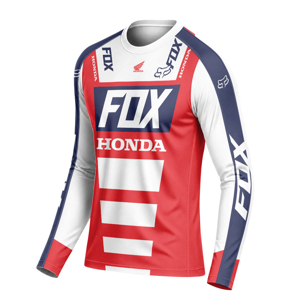 Fox Honda Racing Long Sleeve Motocross Jersey