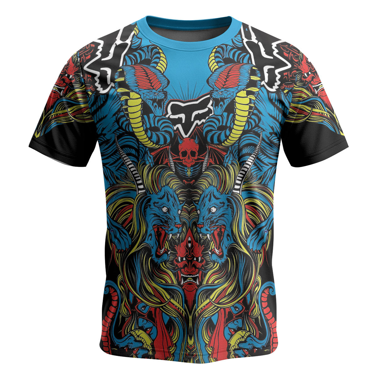 Fox Japanese Tattoo Short Sleeve Mountain Bike Jersey