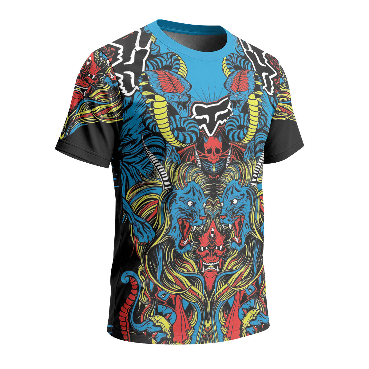 Fox Japanese Tattoo Short Sleeve Mountain Bike Jersey