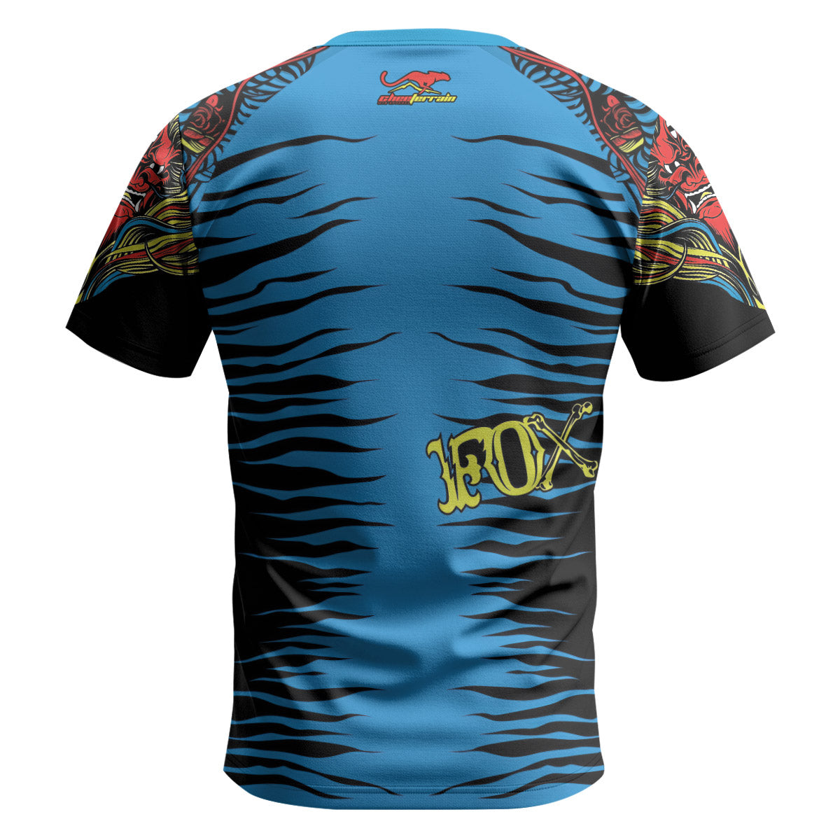 Fox Japanese Tattoo Youth Short Sleeve Mountain Bike Jersey