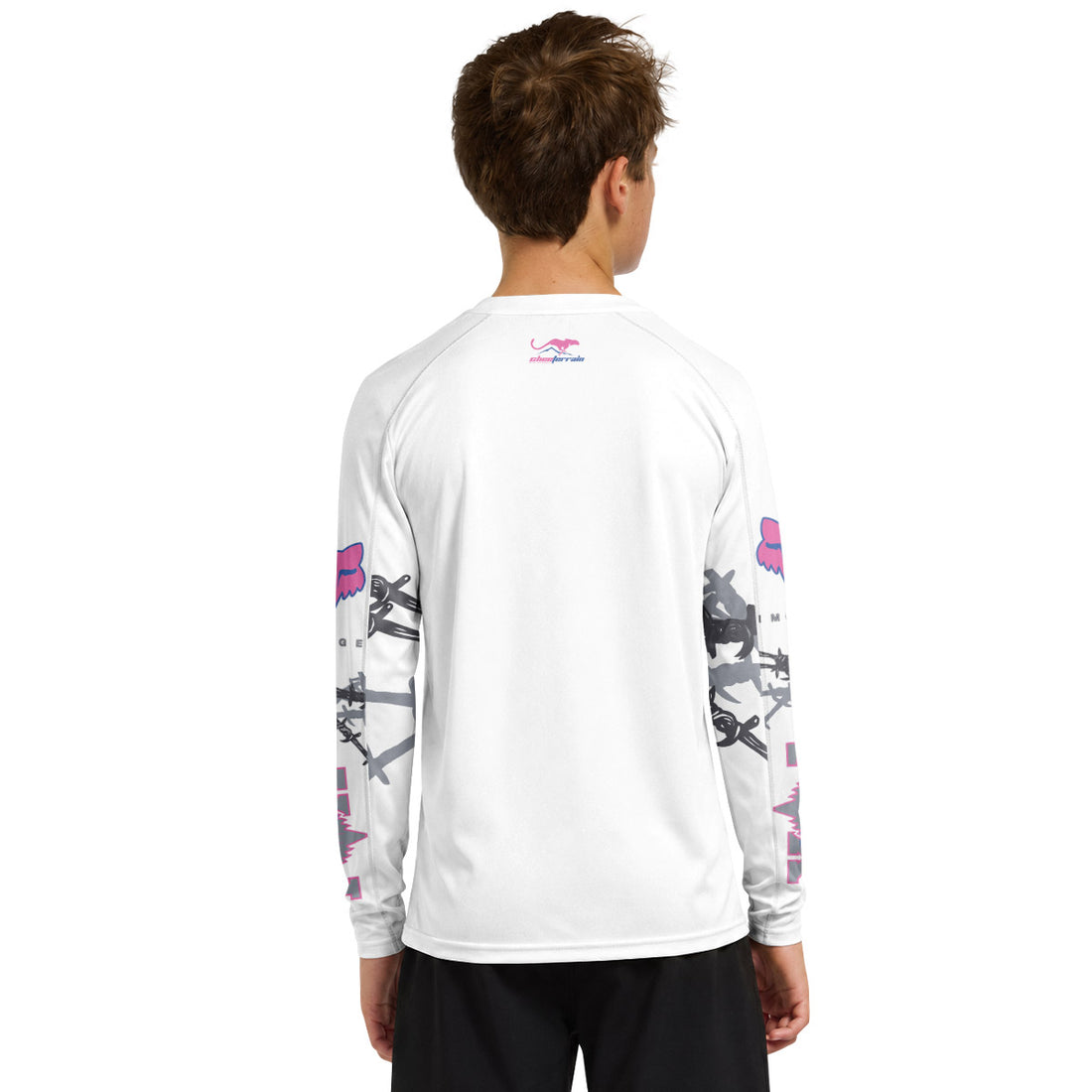 Fox Racing Barbed Wire Youth Long Sleeve Mountain Bike Jersey