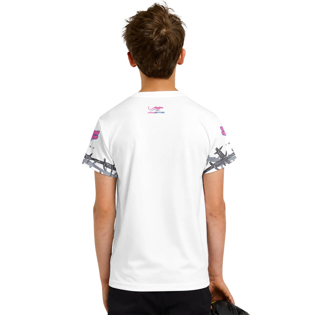 Fox Racing Barbed Wire Youth Short Sleeve Mountain Bike Jersey