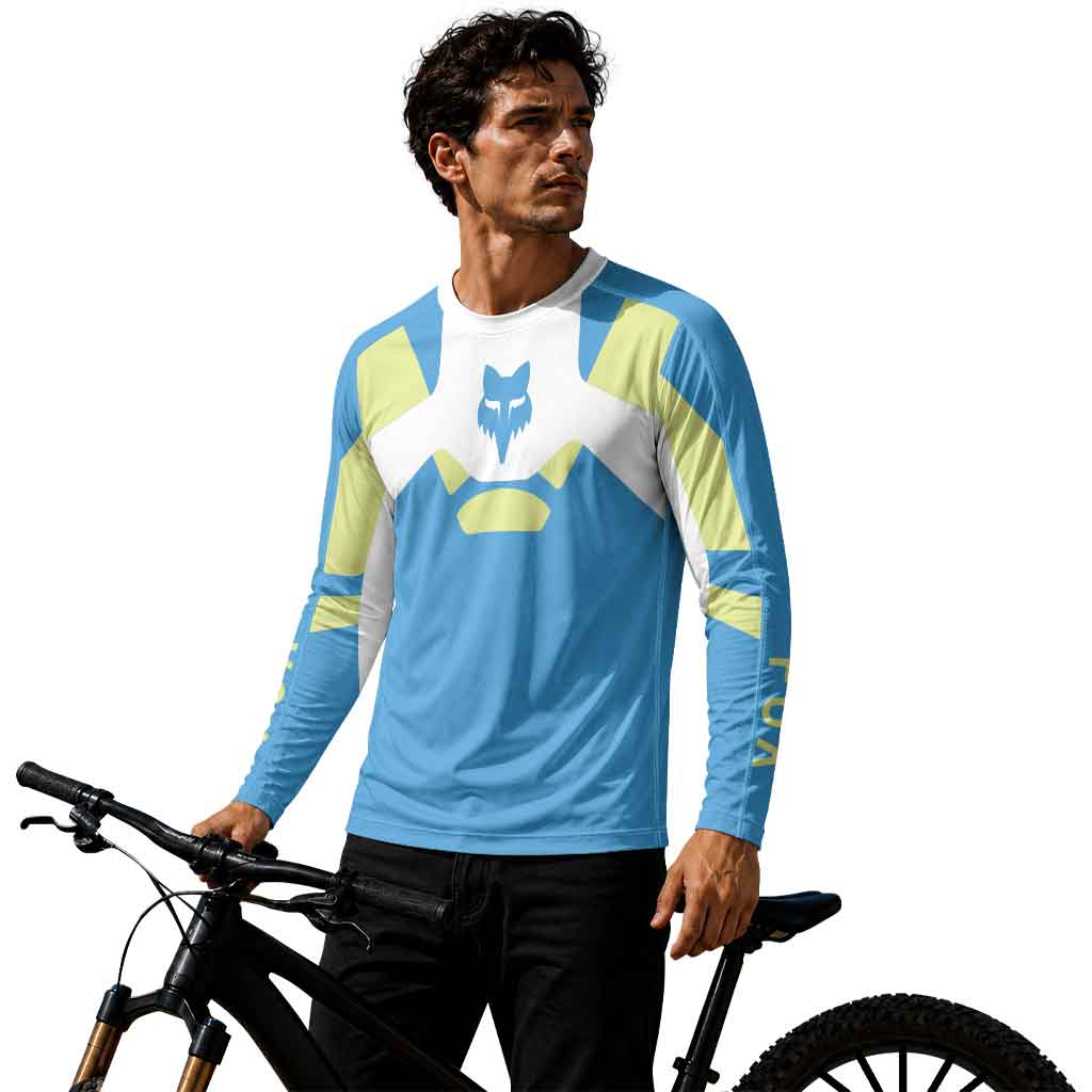 Fox Racing Downhill Long Sleeve Mountain Bike Jersey