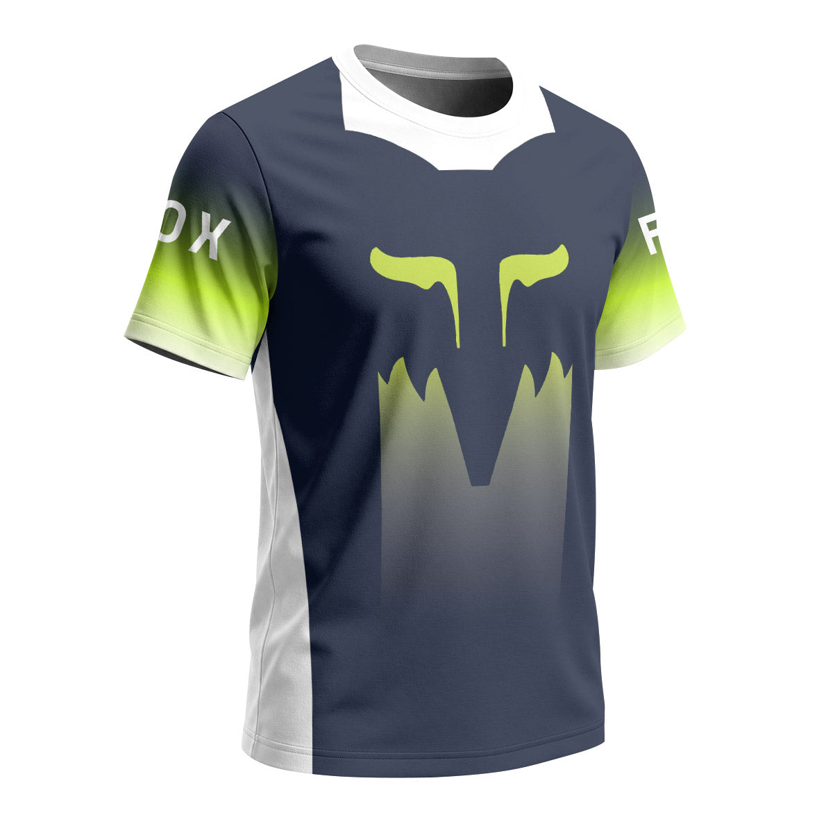 Fox Racing Green Shadow Gradient Short Sleeve Mountain Bike Jersey