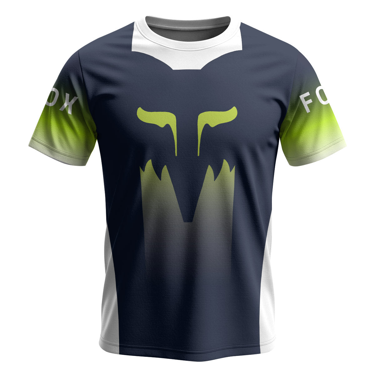 Fox Racing Green Shadow Gradient Short Sleeve Mountain Bike Jersey