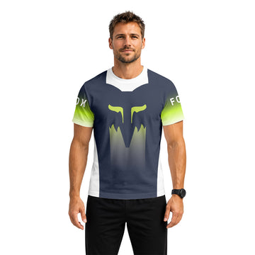 Fox Racing Green Shadow Gradient Short Sleeve Mountain Bike Jersey