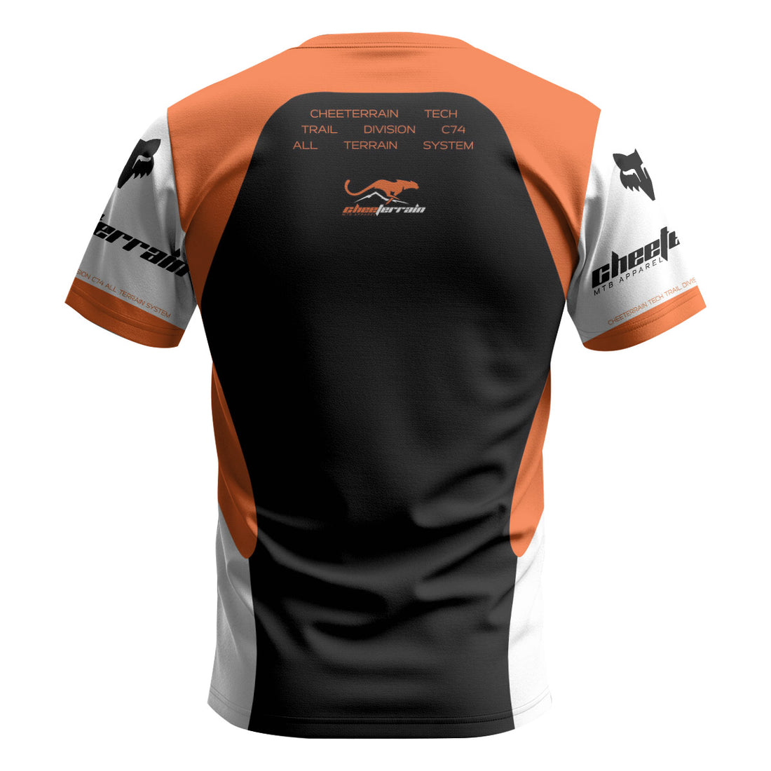 Fox Racing Orange Black Short Sleeve Mountain Bike Jersey