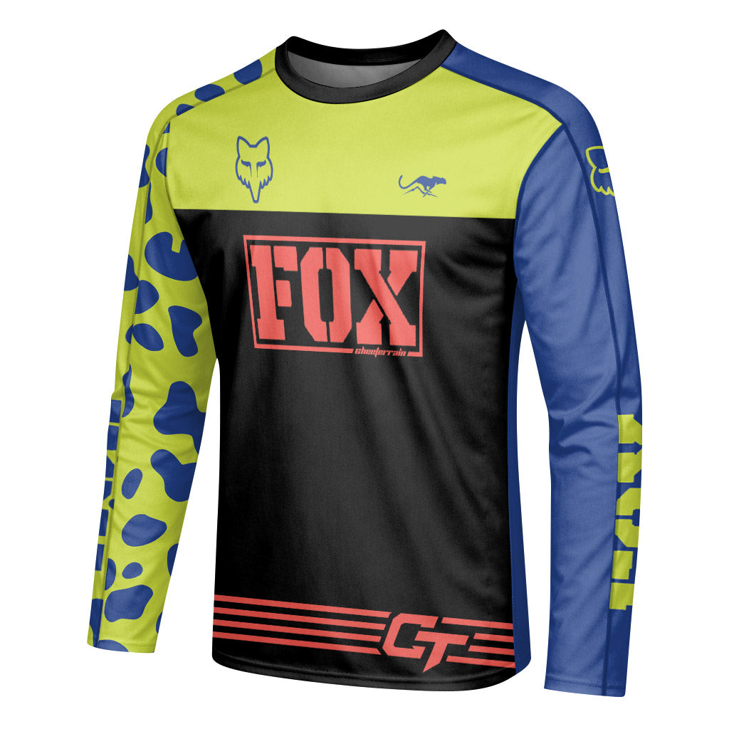 Fox Vibrant Beast Long Sleeve Mountain Bike Jersey