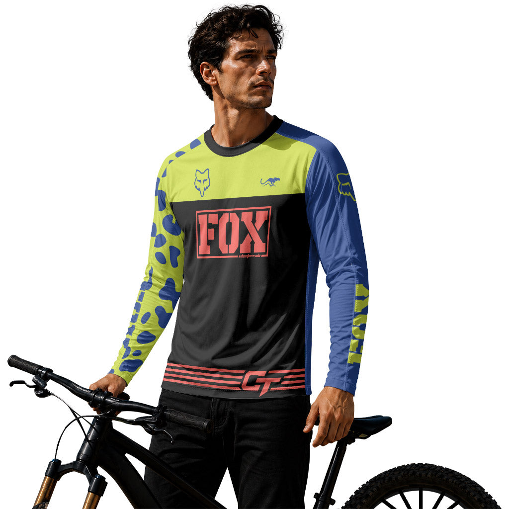 Fox Vibrant Beast Long Sleeve Mountain Bike Jersey