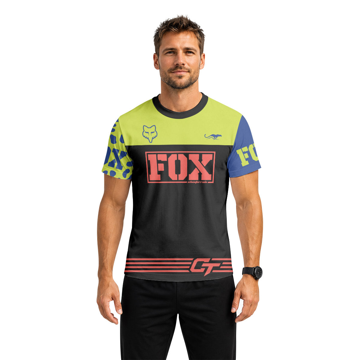 Fox Vibrant Beast Short Sleeve Mountain Bike Jersey
