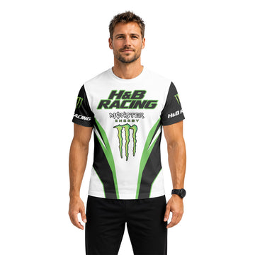 Personalized H&B Racing Monster Short Sleeve Motocross Jersey
