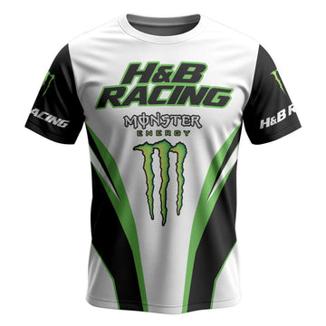 H&B Racing Monster Youth Short Sleeve Motocross Jersey
