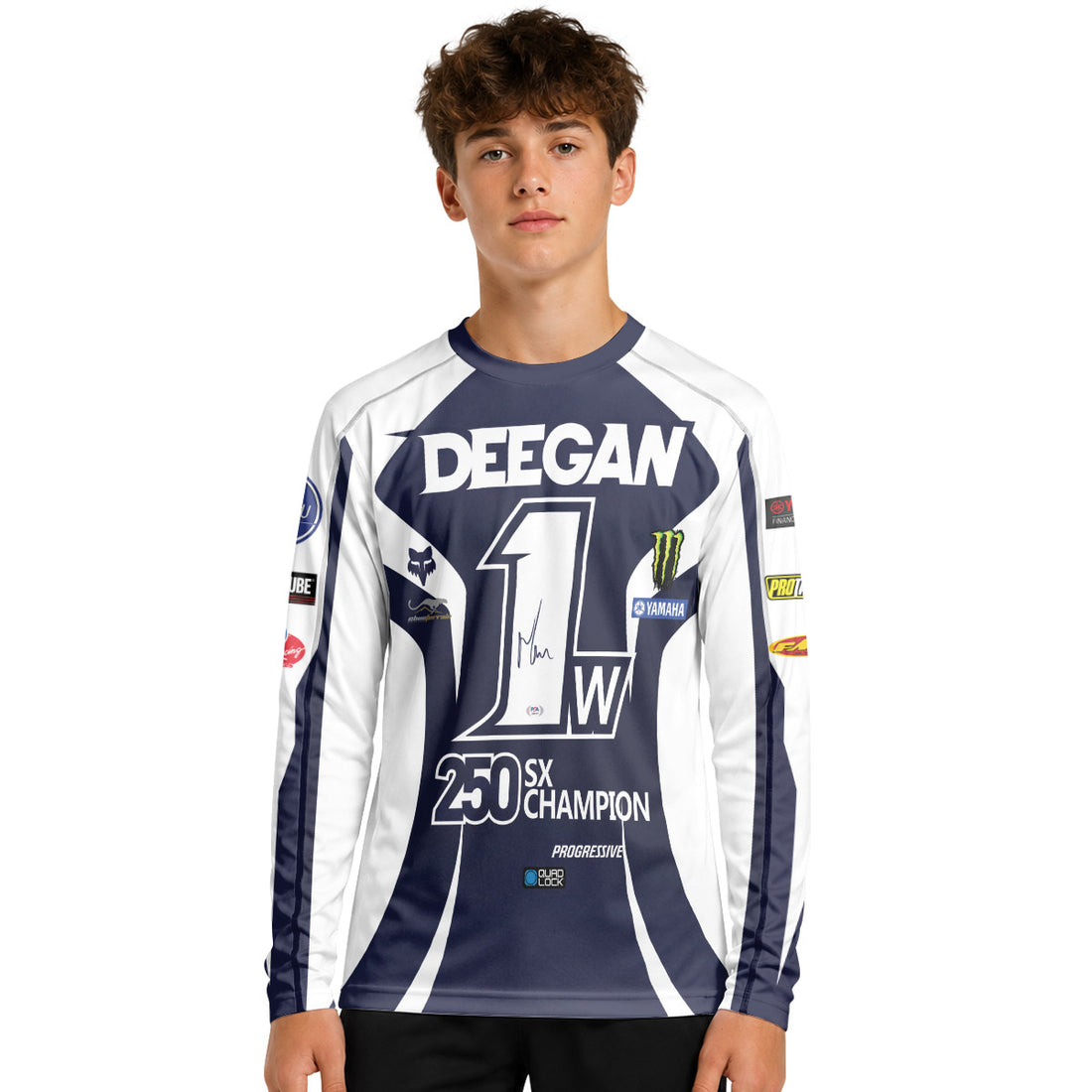 Haiden Deegan 1w Monster 250SX Youth Long Sleeve Motocross Jersey