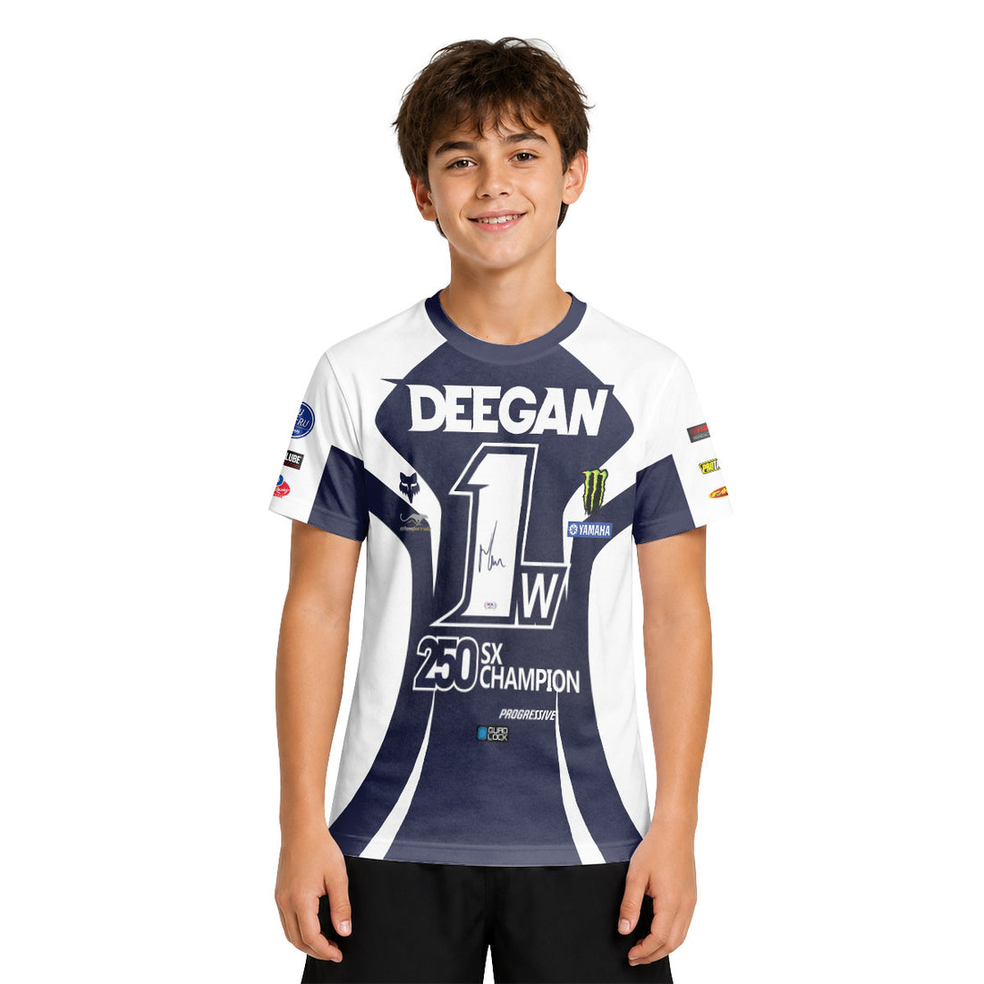 Haiden Deegan 1w Monster 250SX Youth Short Sleeve Motocross Jersey