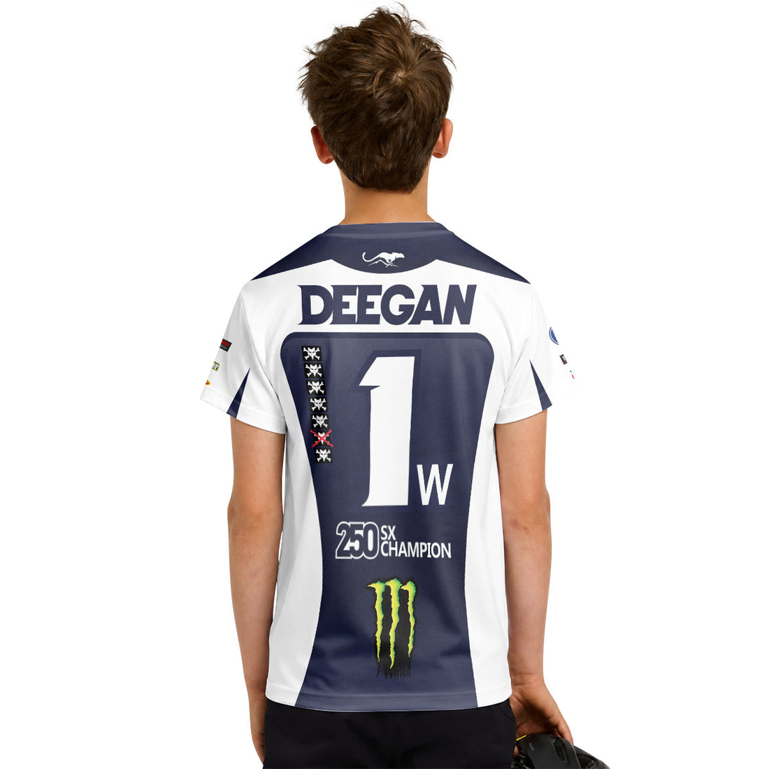 Haiden Deegan 1w Monster 250SX Youth Short Sleeve Motocross Jersey