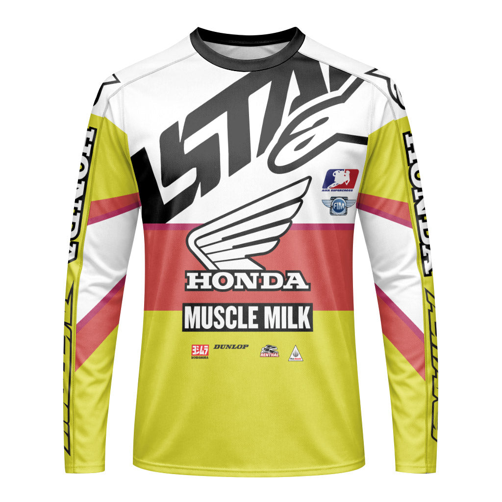 Honda Justin Barcia 51 Long Sleeve Motocross Jersey