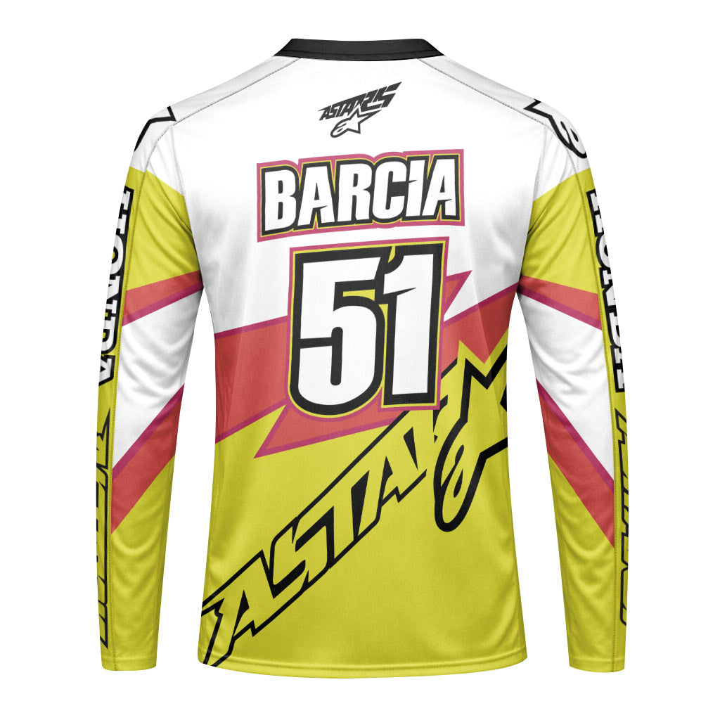 Honda Justin Barcia 51 Long Sleeve Motocross Jersey