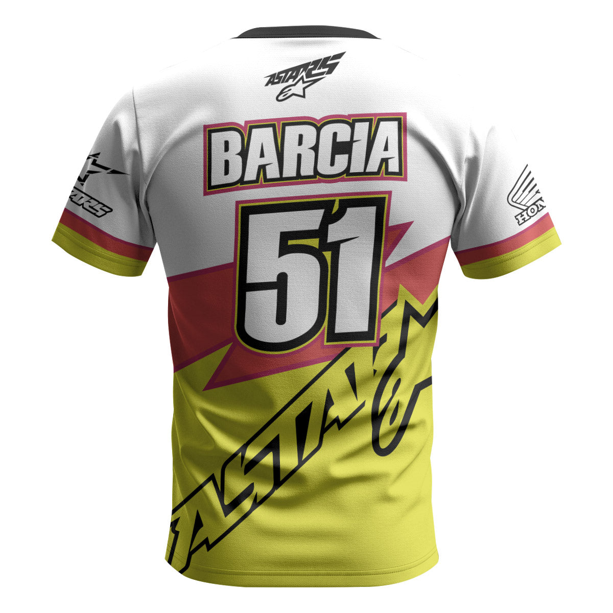 Honda Justin Barcia 51 Short Sleeve Motocross Jersey