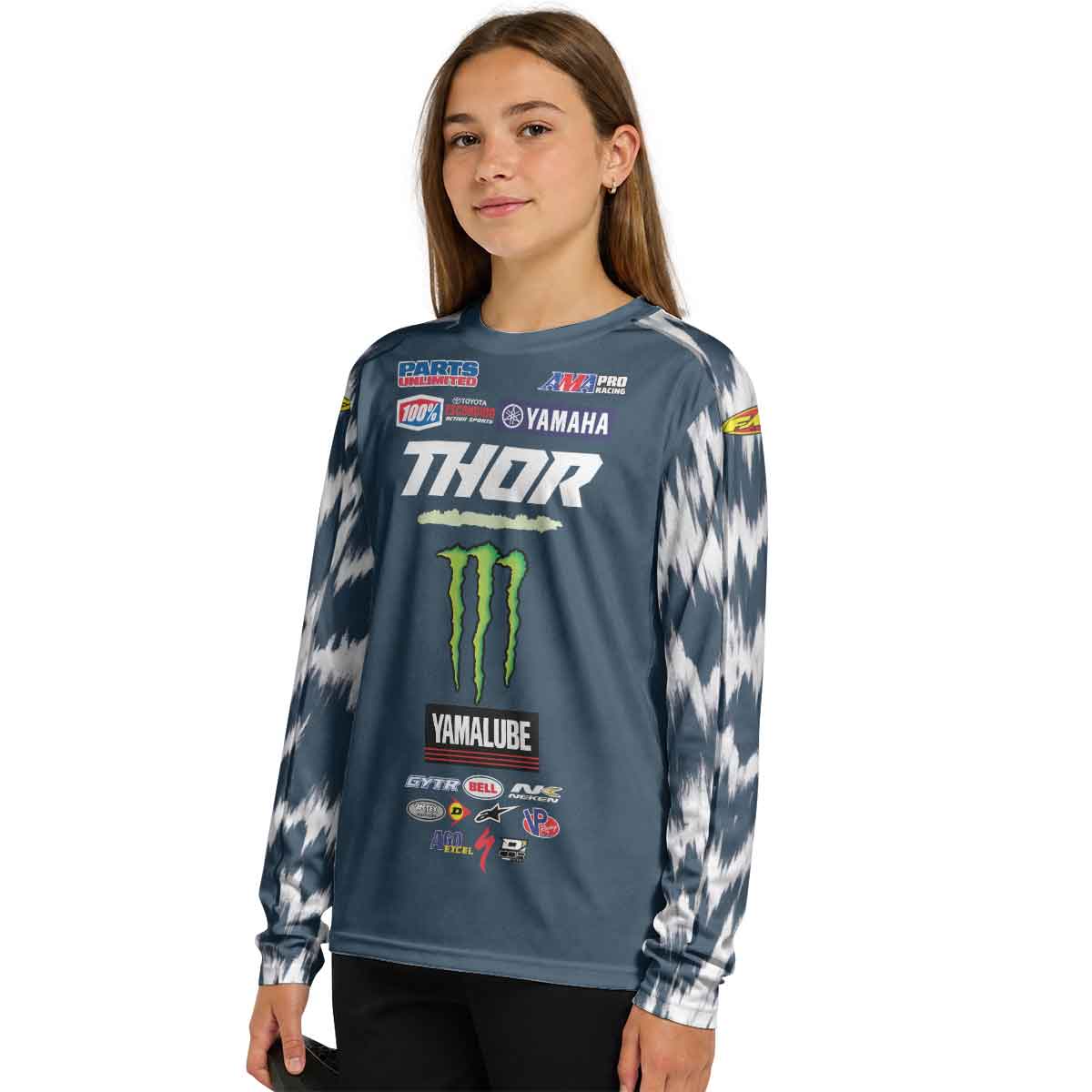 Jarrett Frye 134 Thor Youth Long Sleeve Motocross Jersey