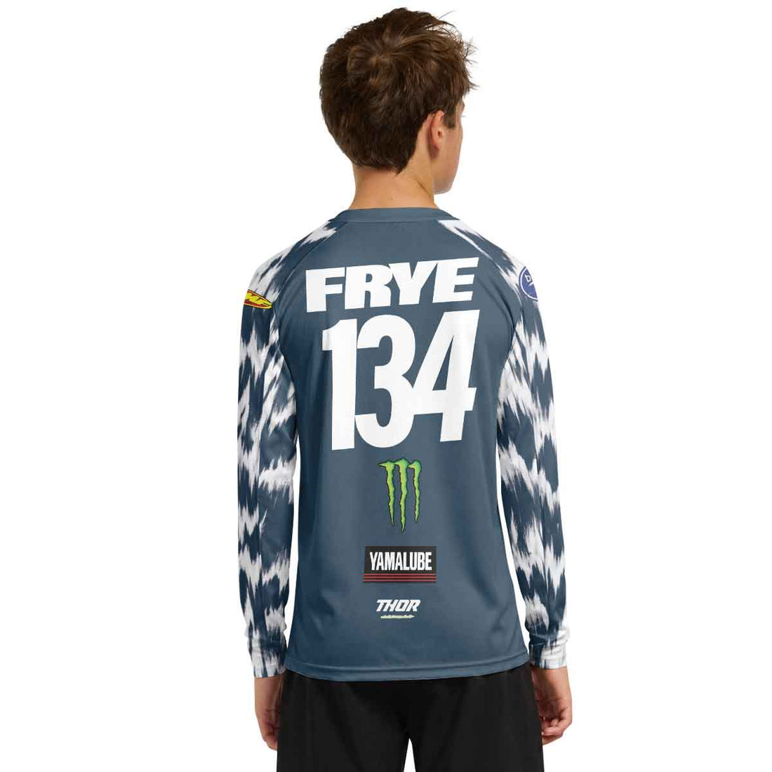 Jarrett Frye 134 Thor Youth Long Sleeve Motocross Jersey