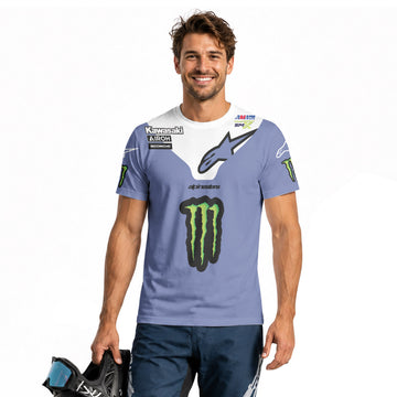 Jason Anderson 21 Kawasaki Short Sleeve Motocross Jersey