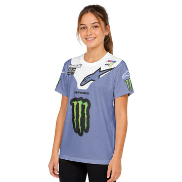 Jason Anderson 21 Kawasaki Youth Short Sleeve Motocross Jersey