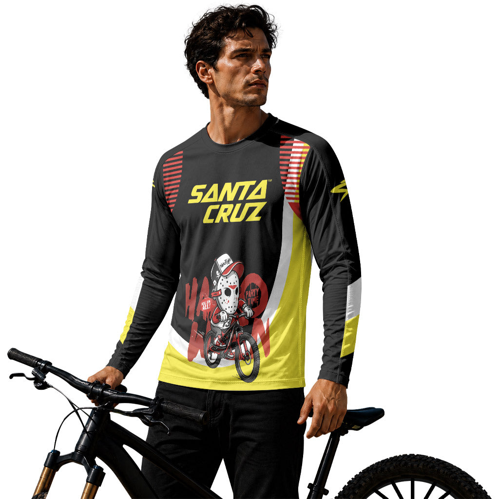 Jason Voorhees Santa Cruz Long Sleeve Mountain Bike Jersey