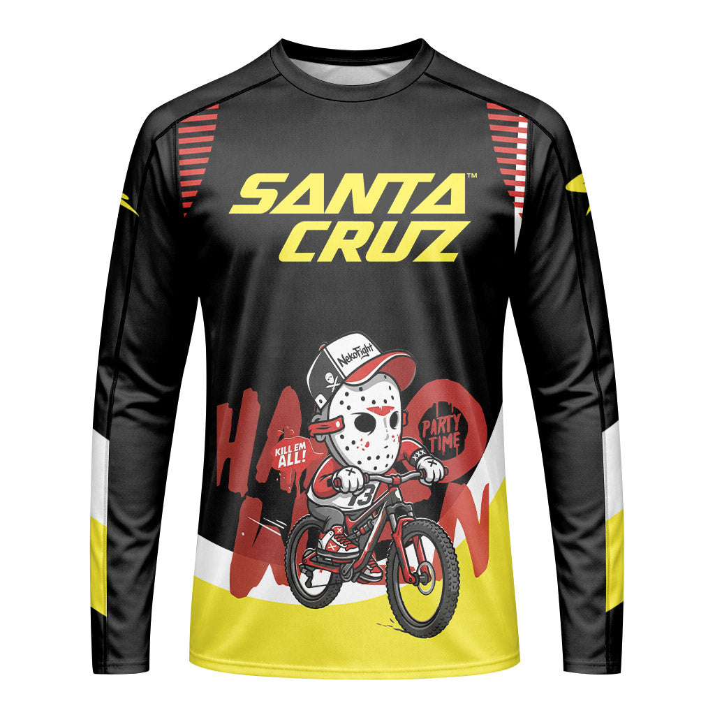 Jason Voorhees Santa Cruz Long Sleeve Mountain Bike Jersey