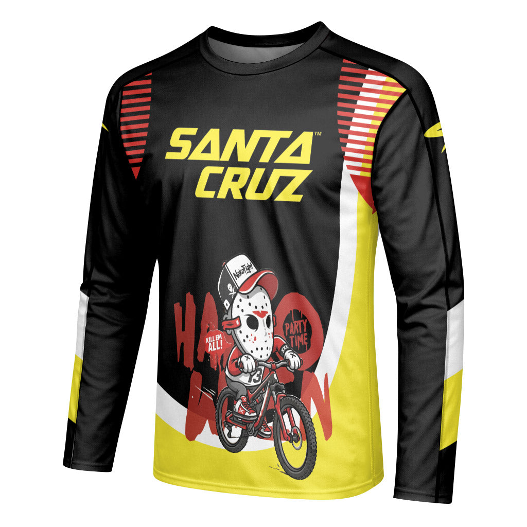 Jason Voorhees Santa Cruz Long Sleeve Mountain Bike Jersey