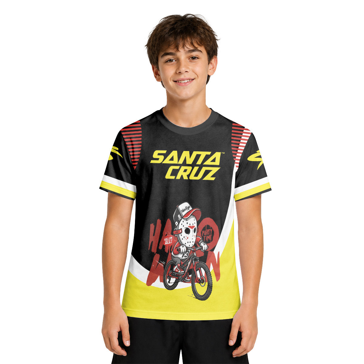 Jason Voorhees Santa Cruz Youth Short Sleeve Mountain Bike Jersey