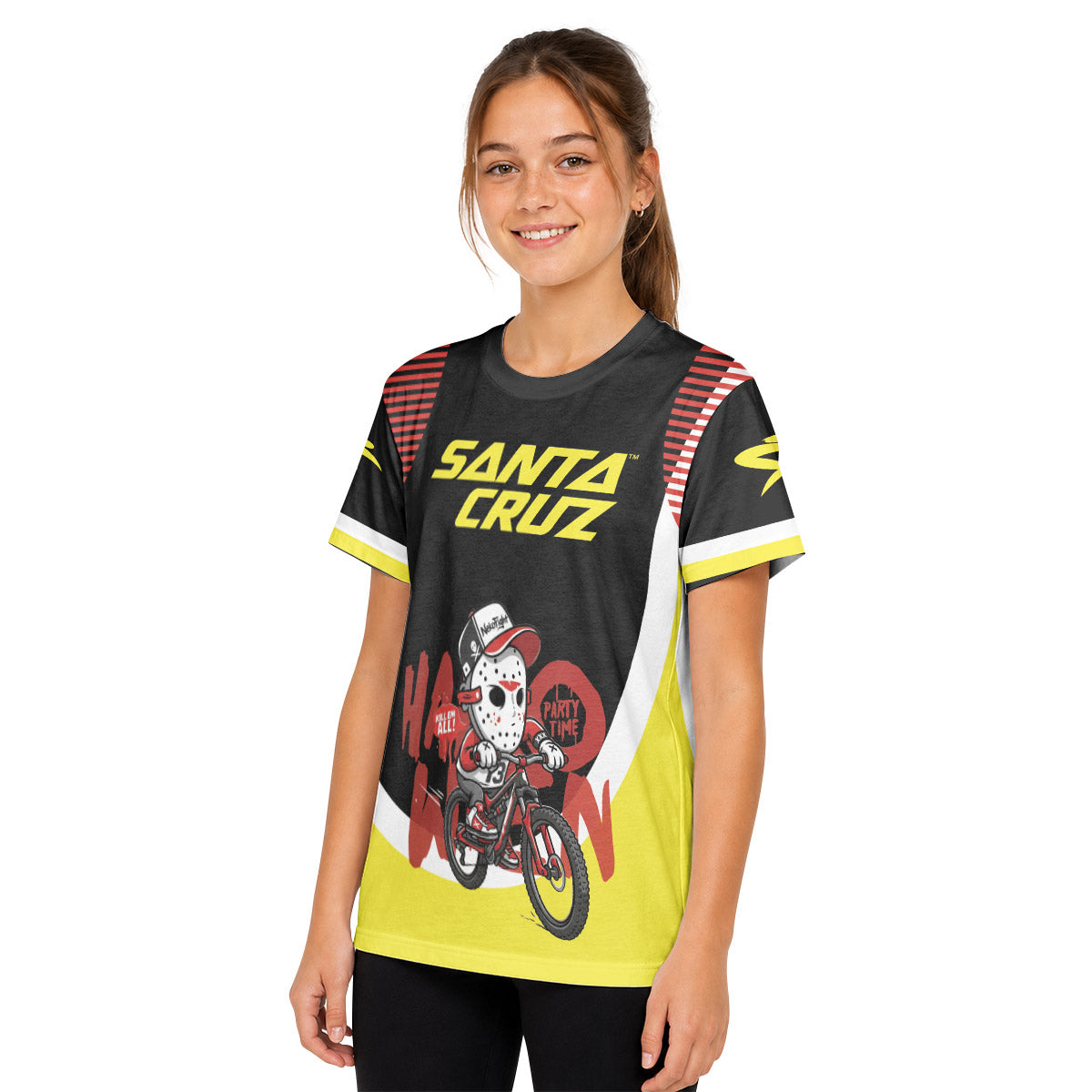 Jason Voorhees Santa Cruz Youth Short Sleeve Mountain Bike Jersey