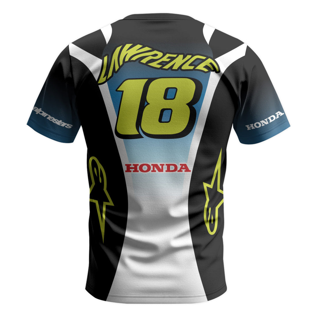 Jett Lawrence 18 Honda Ice Wing Short Sleeve Motocross Jersey