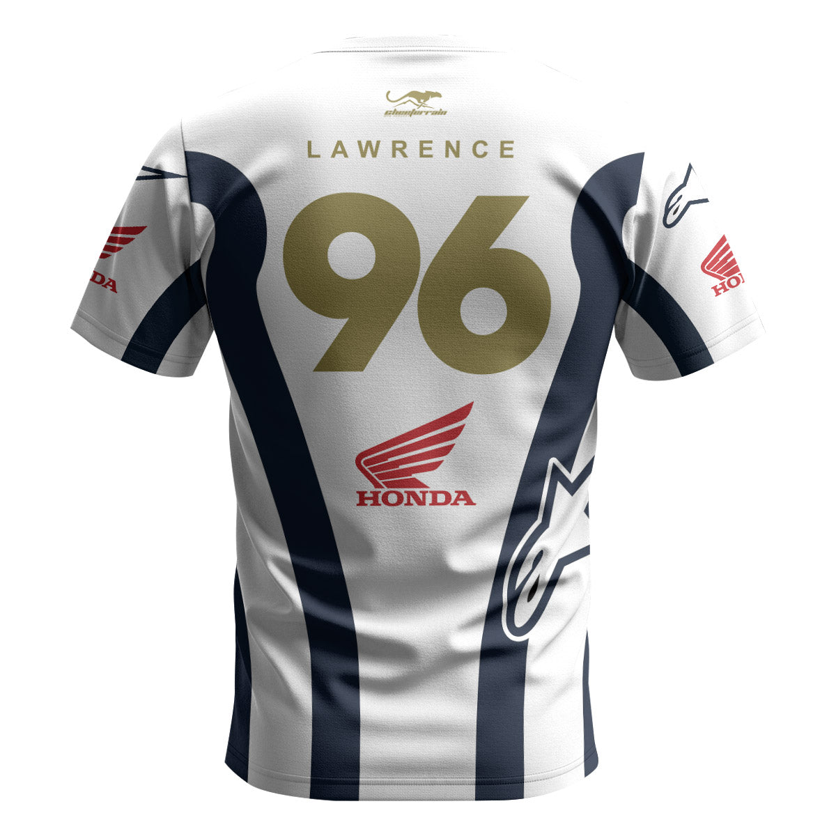 Jett Lawrence 96 Honda Black Line Short Sleeve Motocross Jersey