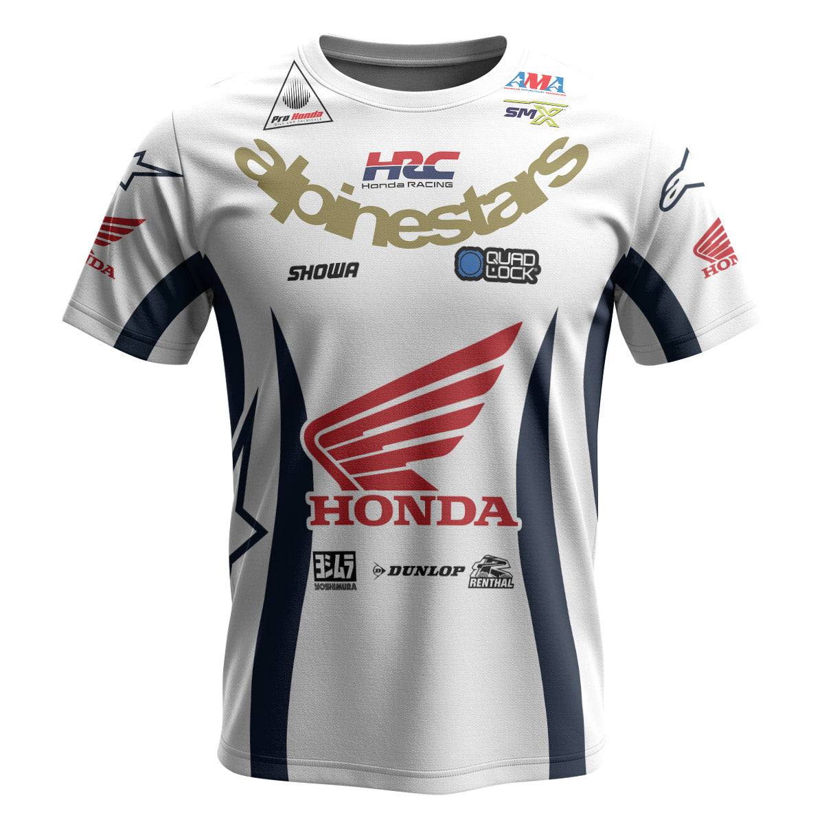 Jett Lawrence 96 Honda Black Line Youth Short Sleeve Motocross Jersey