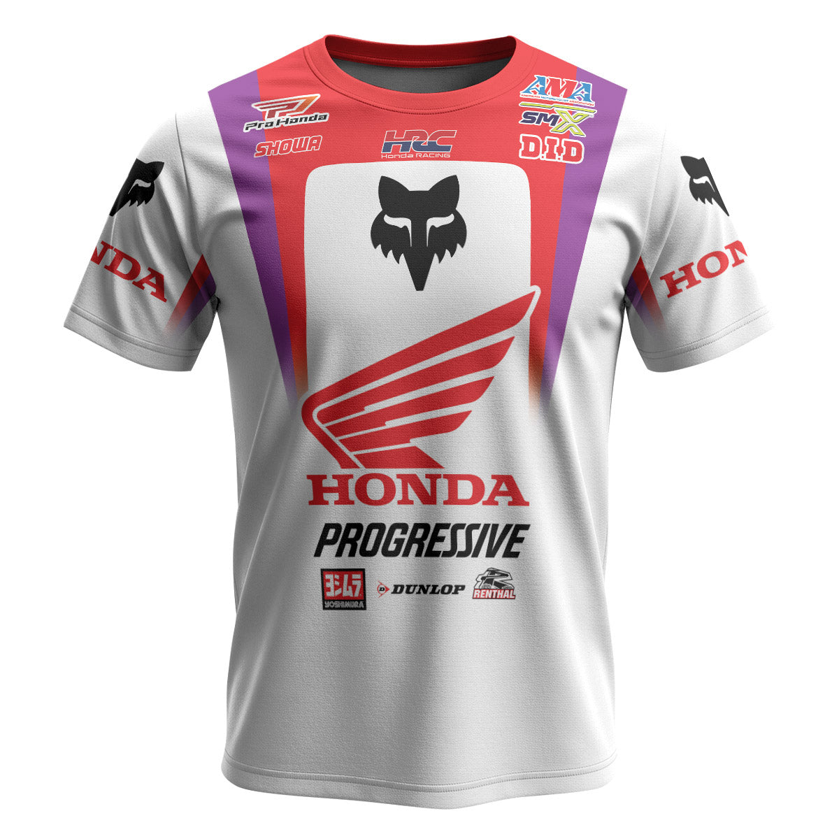 Jo Shimoda 30 Honda Progressive Youth Short Sleeve Motocross Jersey