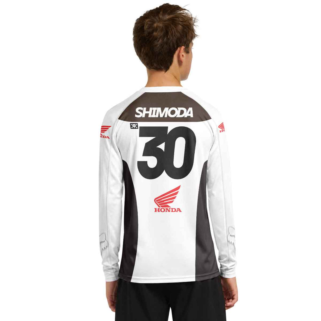 Jo Shimoda 30 Honda Youth Long Sleeve Motocross Jersey