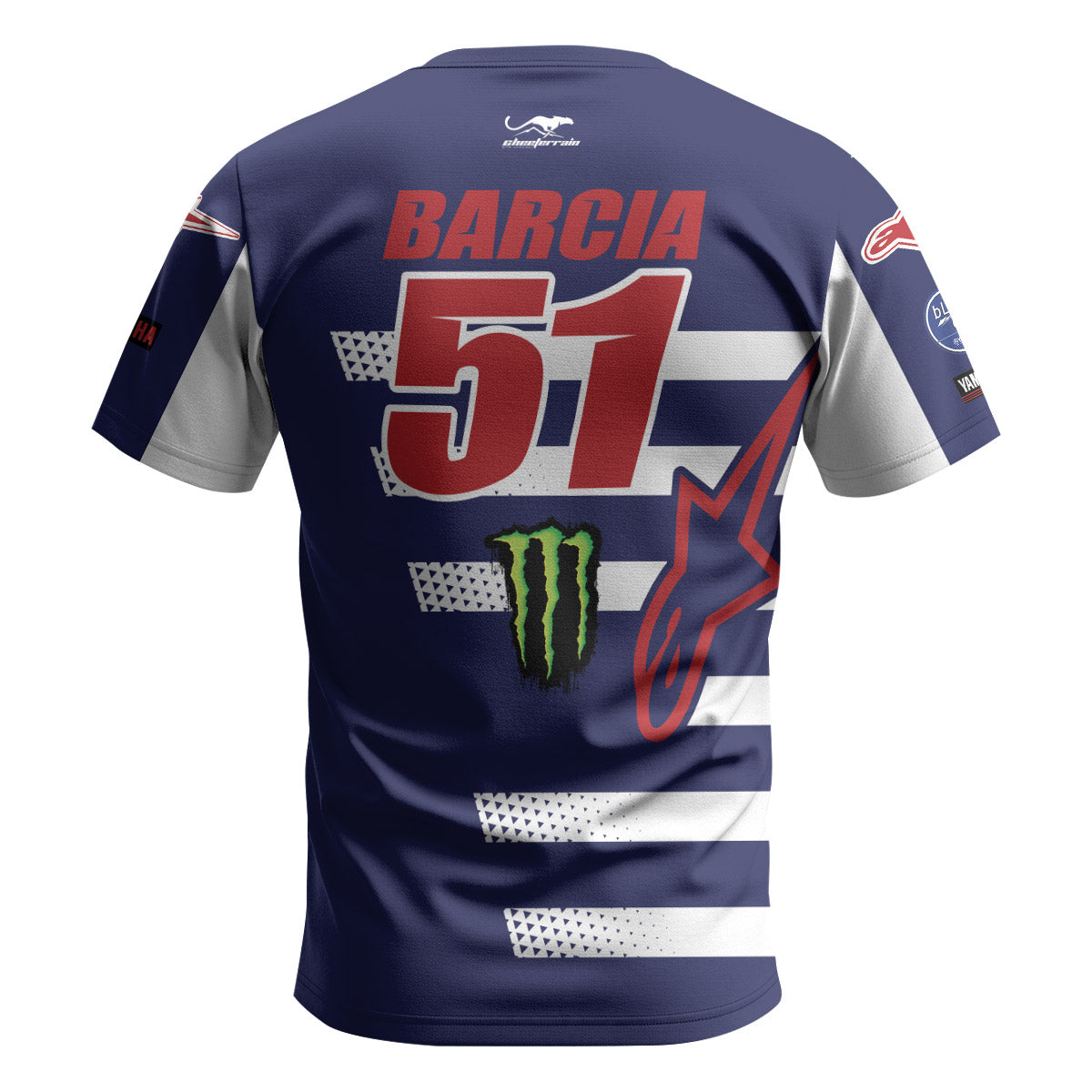 Justin Barcia 51 Yamaha Short Sleeve Motocross Jersey
