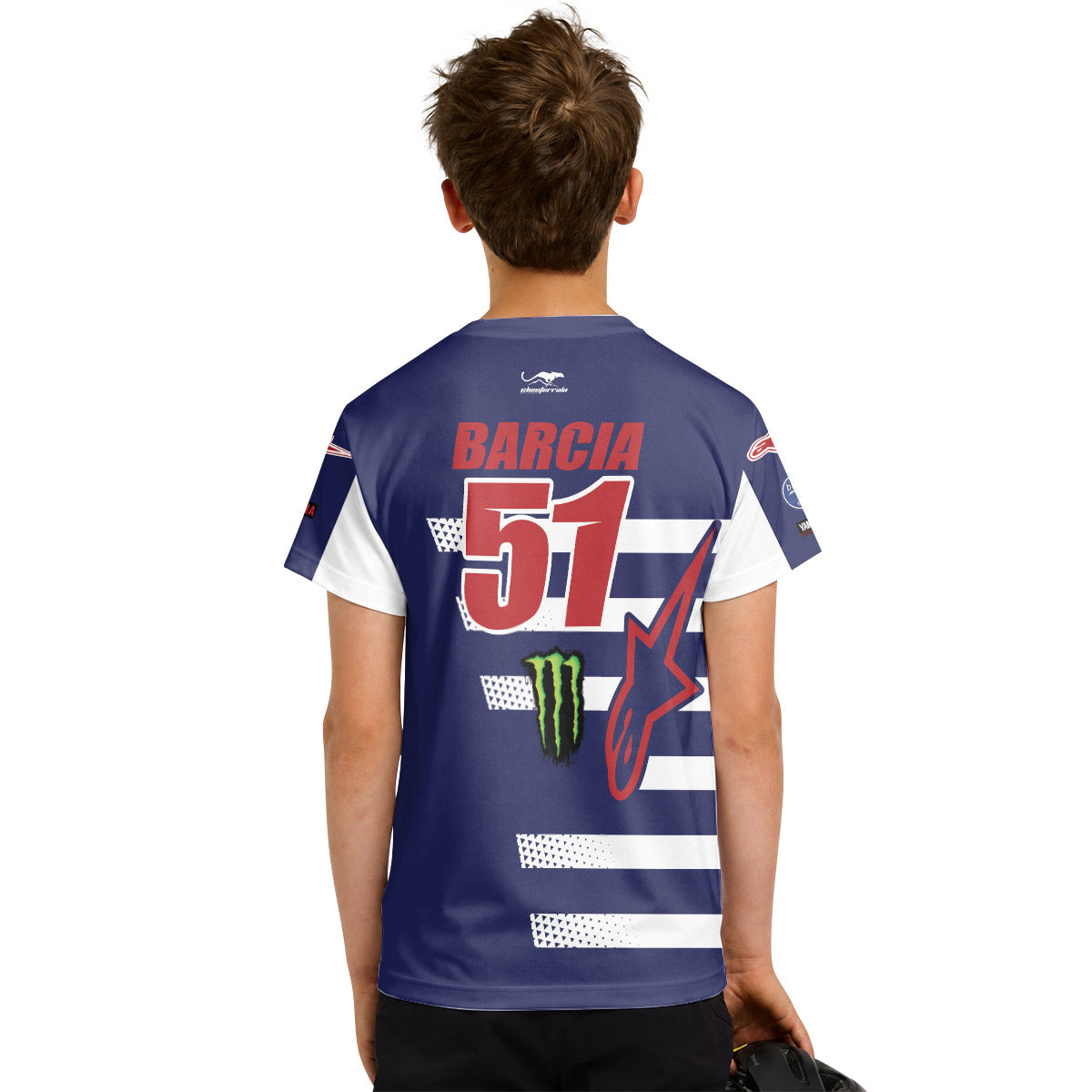 Justin Barcia 51 Yamaha Youth Short Sleeve Motocross Jersey