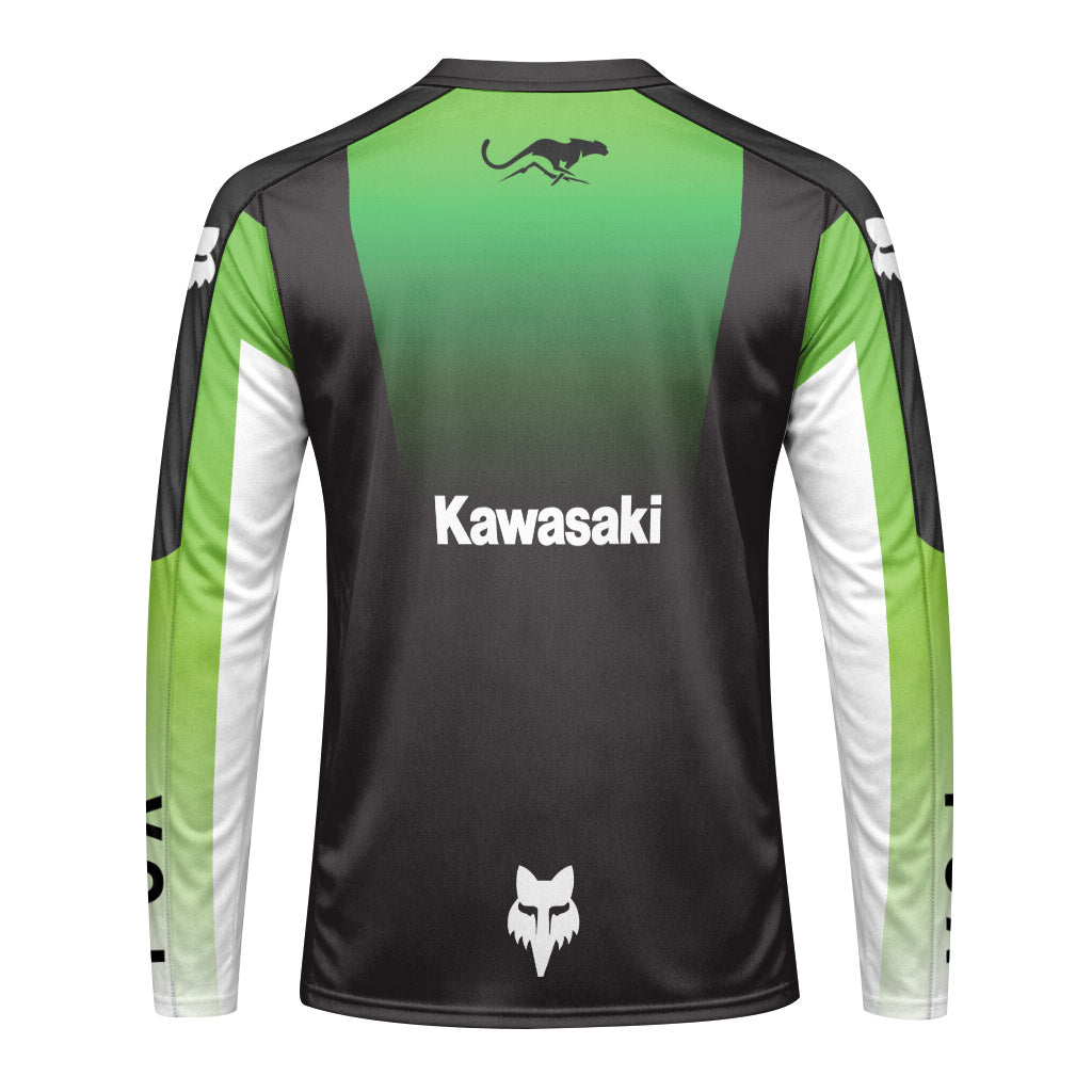 Kawasaki Long Sleeve Motocross Jersey