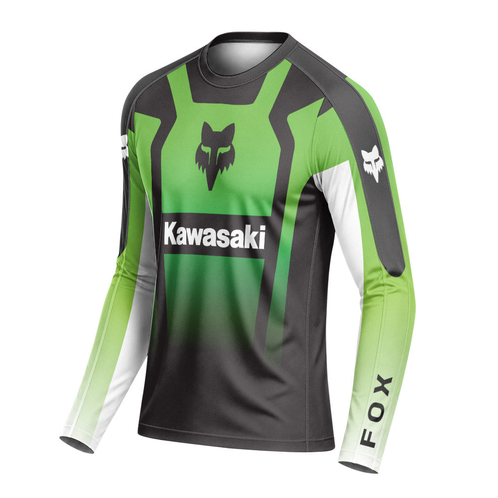 Kawasaki Long Sleeve Motocross Jersey